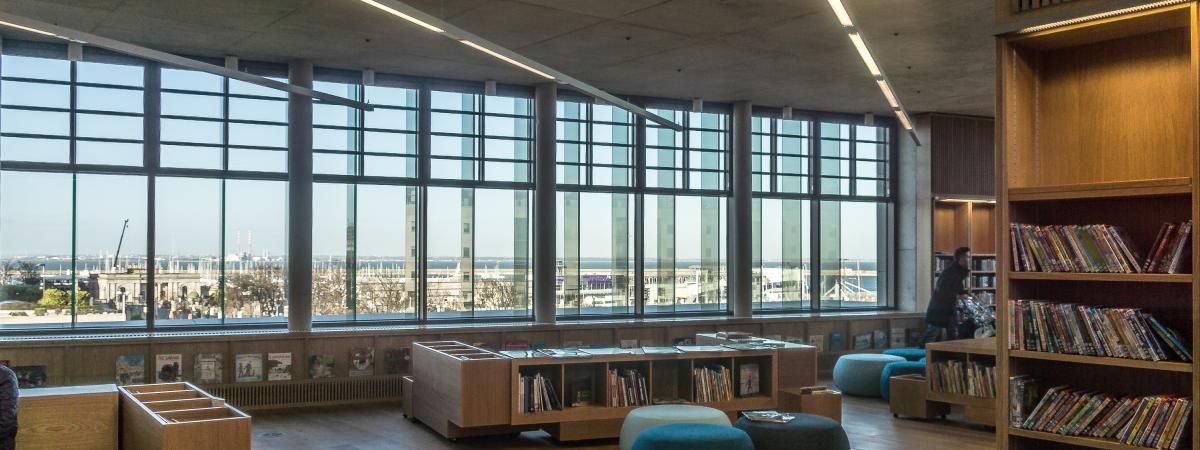 Nice automation at the dlr LexIcon Library in Dublin, Ireland
